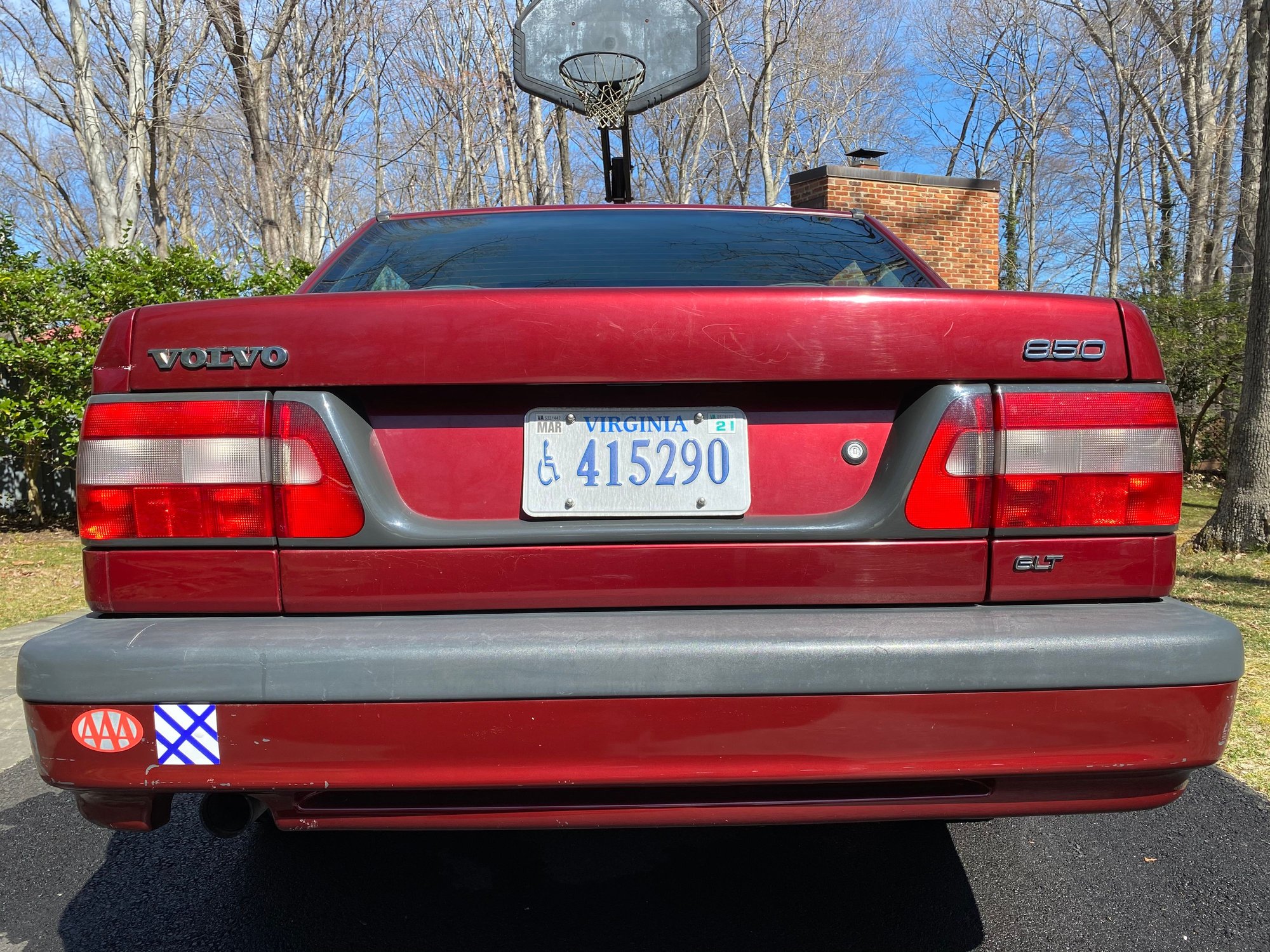1996 Volvo 850 - 1996 850 GLT - 38k Miles - Used - VIN YV1LS551T1335530 - 38,170 Miles - 5 cyl - 2WD - Automatic - Sedan - Red - Alexandria, VA 22306, United States