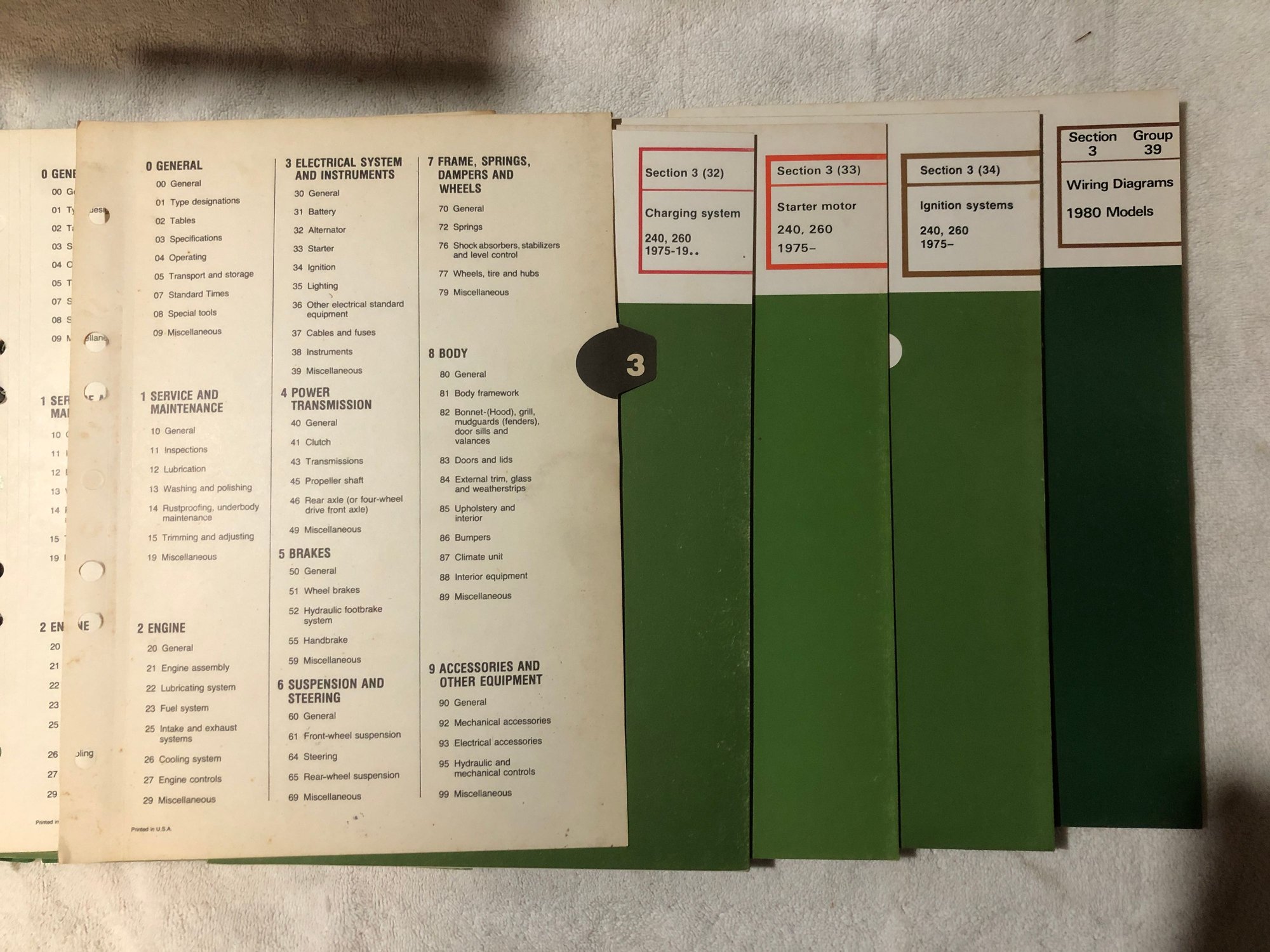 Miscellaneous - ~30 Volvo Gas+Diesel Factory Manuals, 2 Clinton's, 1 Haynes, 2 sets of Museum docs - Used - 1980 Volvo 240 - Stony Brook, NY 11790, United States