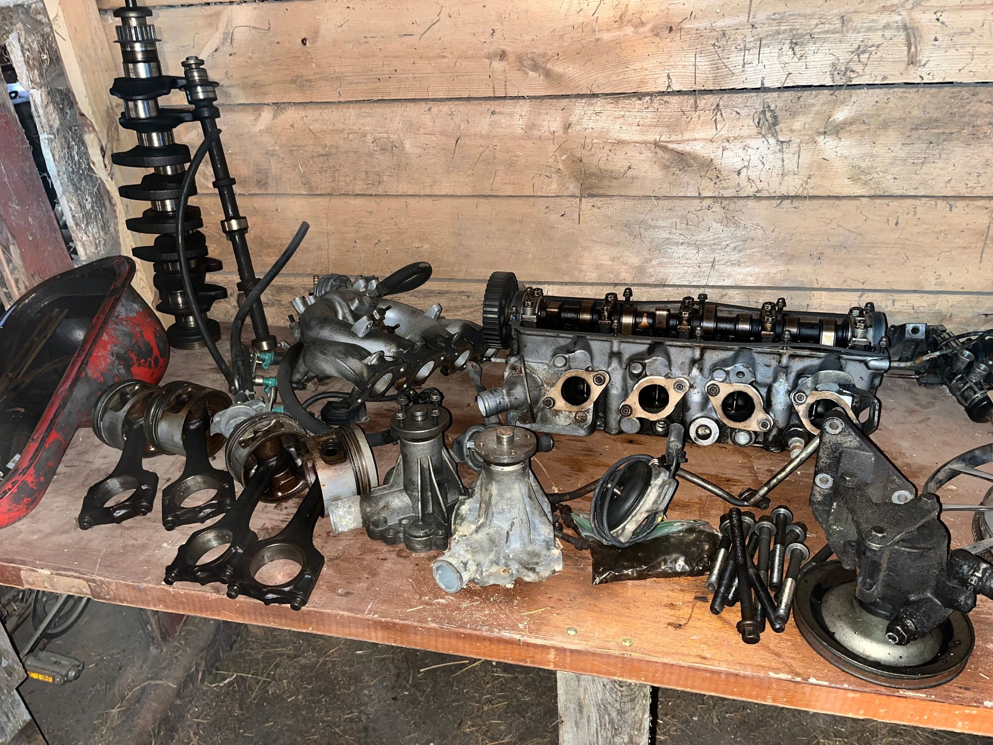 Engine - Internals - B230-FT Redblock Engine Parts - Used - 1983 to 1995 Volvo All Models - Elmira, NY 14901, United States