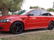 Eibach Pro Kit Springs - 1.2" drop front, 1.2" drop rear
Wish rear drop was more, but still better than stock height.