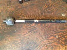 Replaced driver side tie-rod