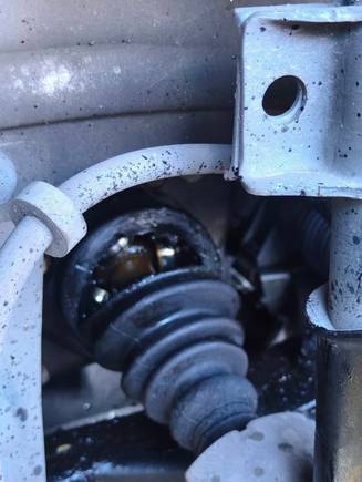Is there risk that shaft might broken here if driving in this condition?