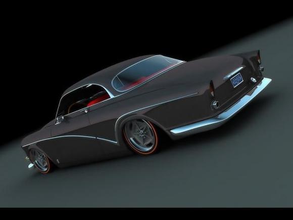 1966 Volvo Amazon Custom Coupe by Bo Zolland Rear And Side Tilt Sepia 1024x768