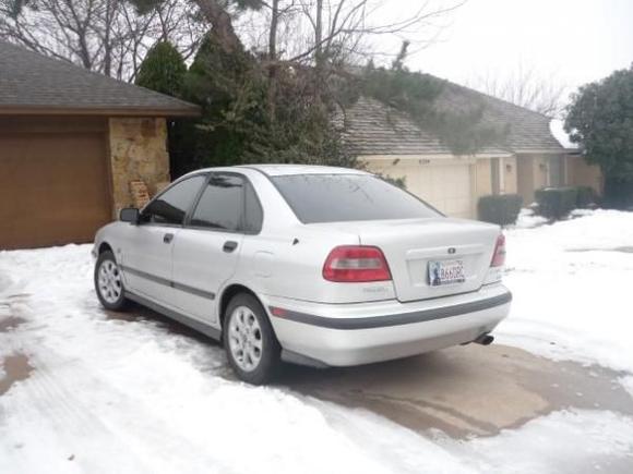 In the Oklahoma snow, this was the day I got her.