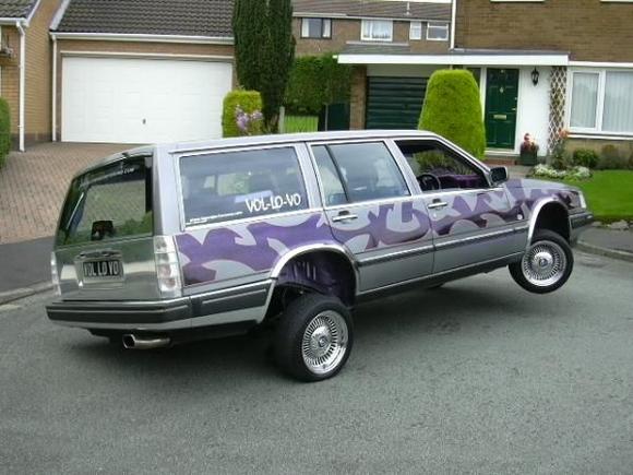 WELL IT GIVES THE NEIGHBOURS SOMETHING TO GAWP AT !
