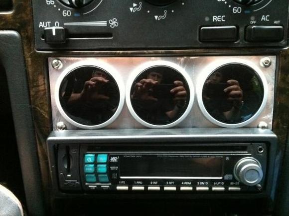Gauge Panel I made. Gauges off.