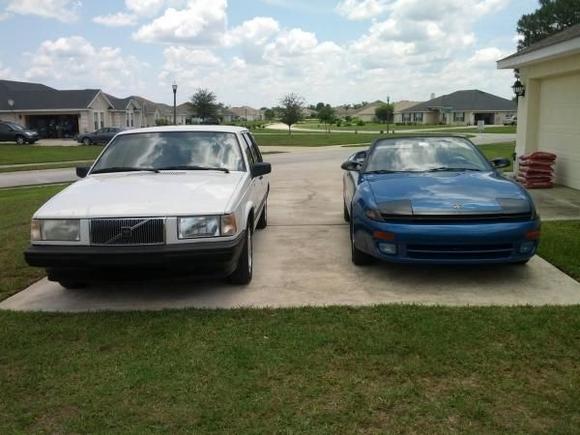 My 1994 940 and my 1993 Toyota Celica