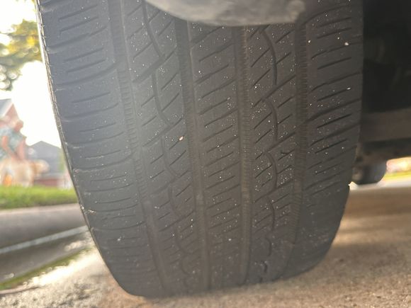 right front tire