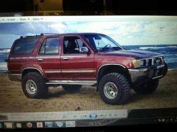 right after the ToyTech lift and new rims/tires