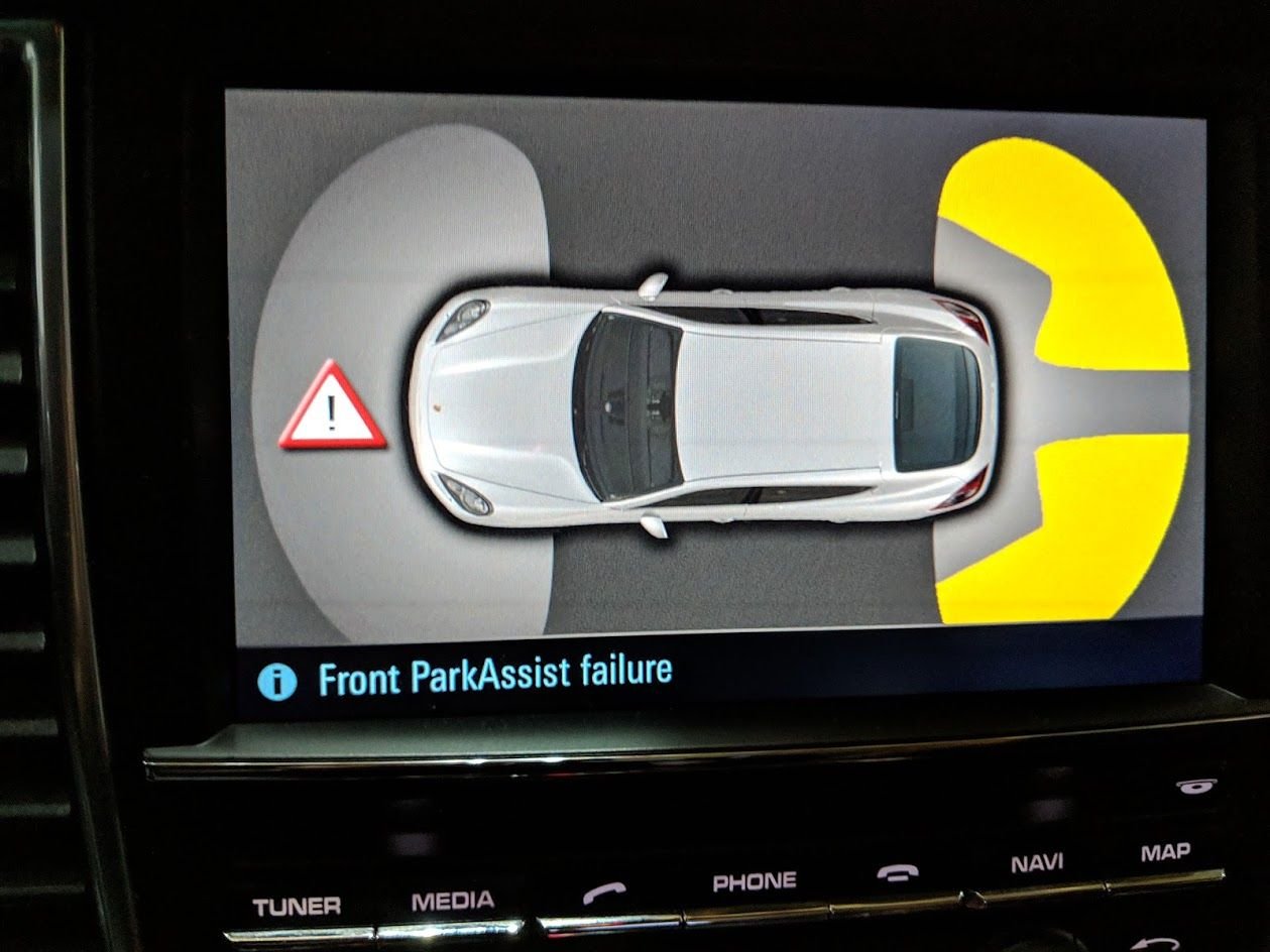 Front Park assist failure Porsche Forum and Luxury Car