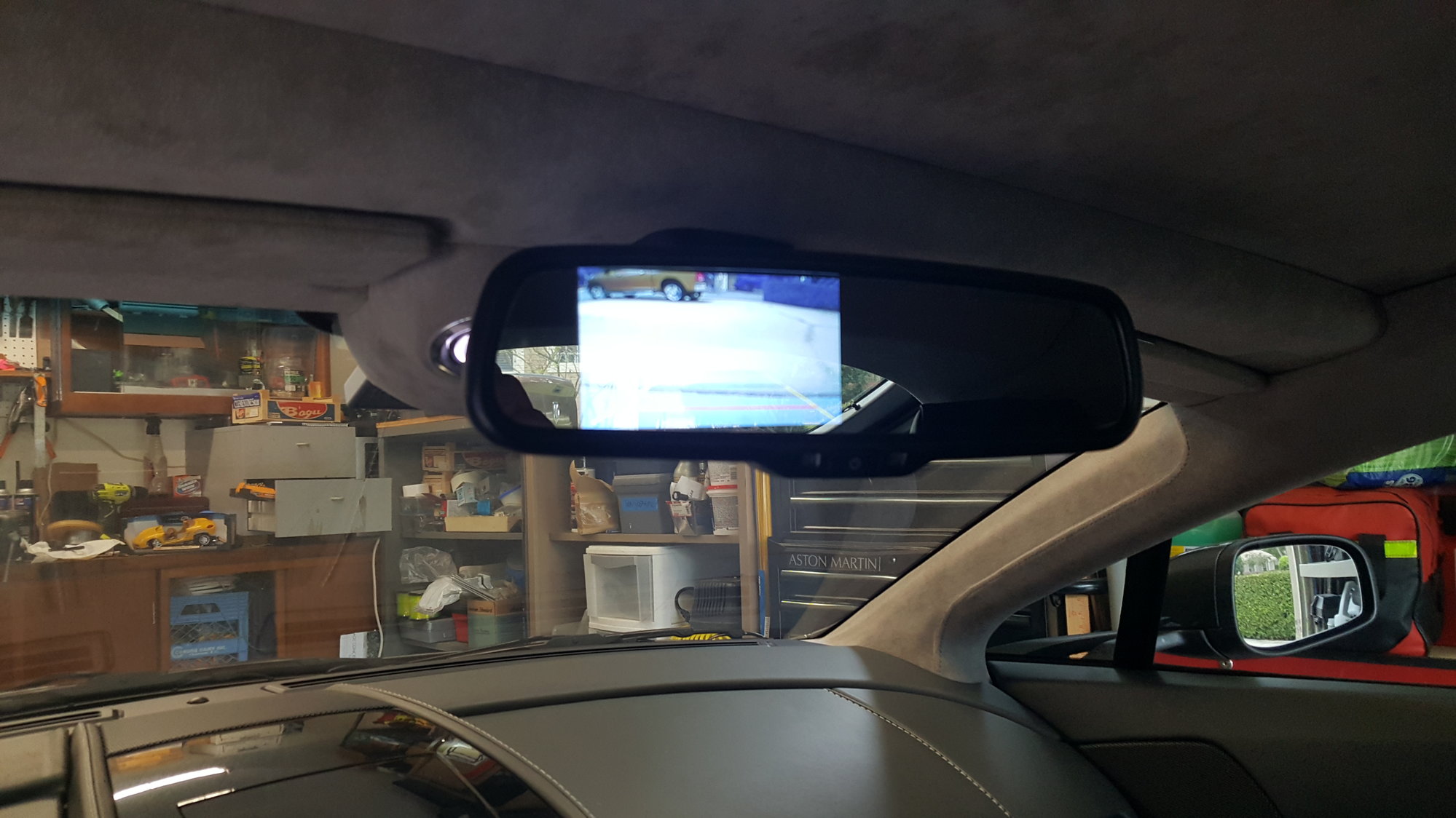 Vantage Rear View Mirror Back up Camera - 6SpeedOnline - Porsche Forum