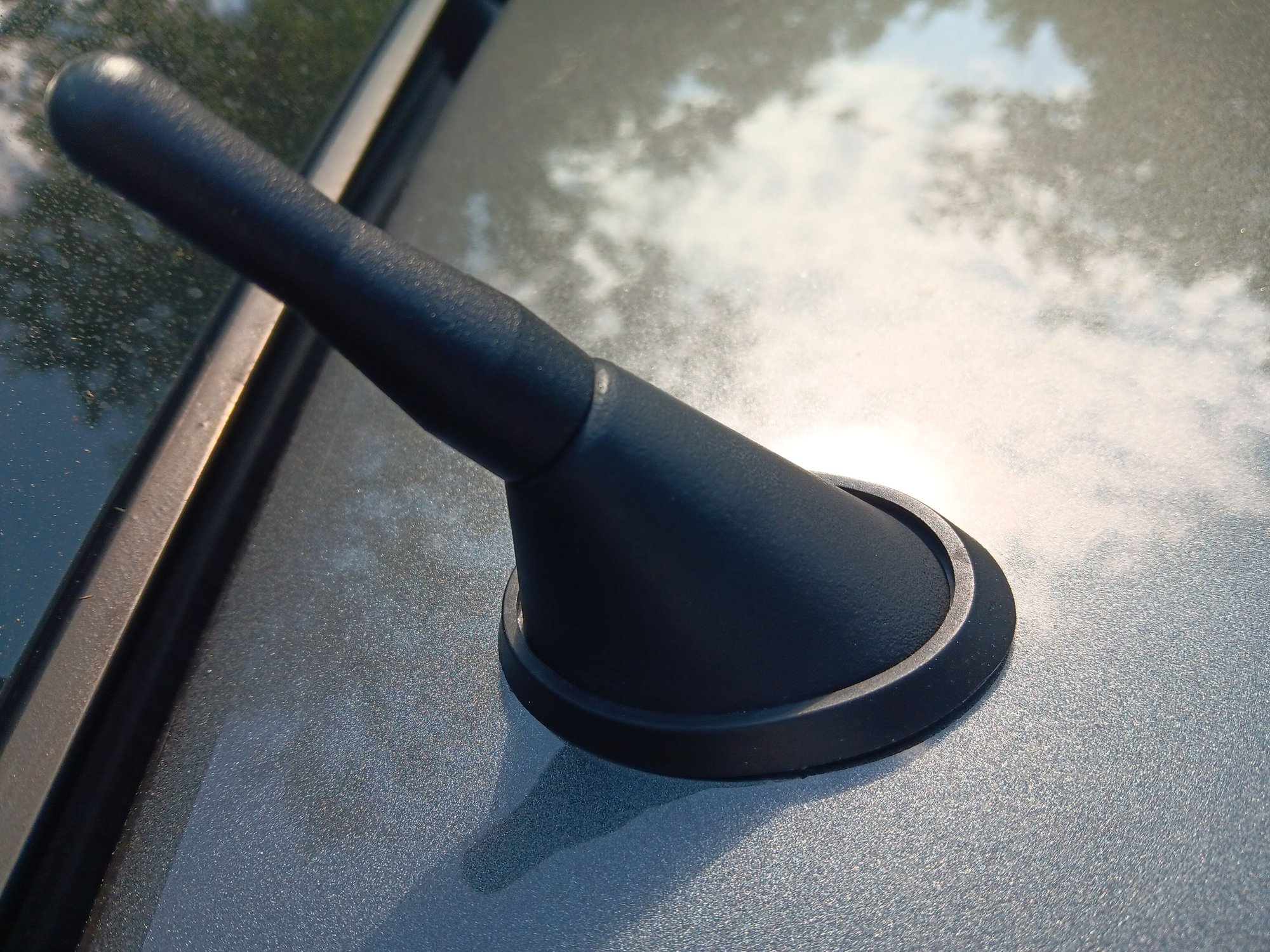 Another view of the Amazon gasket as installed. not quite right but not too bad for under 5 bucks. 