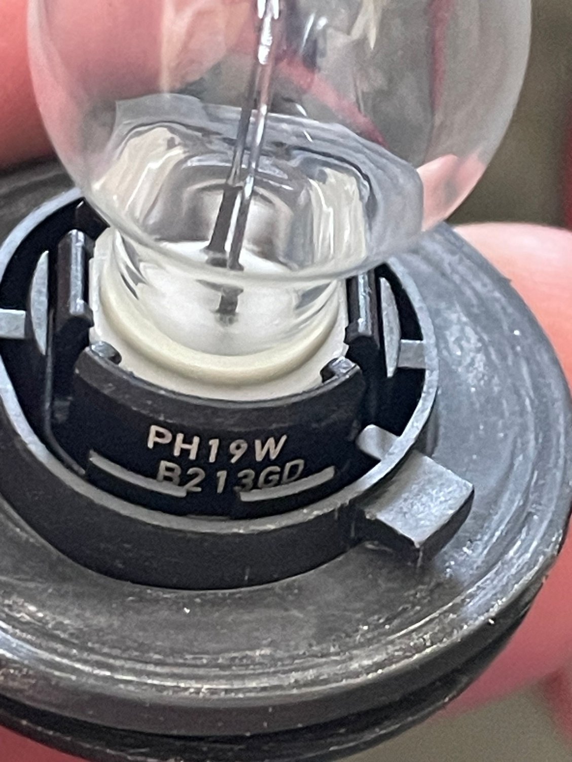 Bulb inside the housing