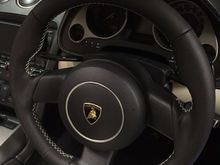 Steering wheel installed