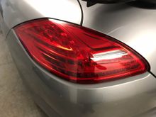 For a modern OEM look, you can also just use red laminex to cover the clear section of the lense.