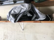 997.1 GT three car cover ;tiny hole in the back where the muffler is due to putting on when the car was still warm also has dog hair $100