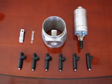 60 lb Fuel Injectorsr, Additional 044 Fuel Pump