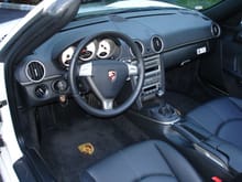 Boxster drivers side interior