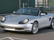 &quot;Dita&quot; my Boxster
photo taken by personal friend

picture taken before GT3 seats, harnesses, and decal installed