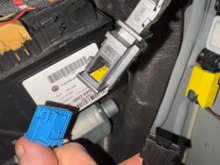 This is my door card sockets for 2 speakers and window switch.