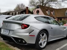 This Ferrari FF sure looks good in silver! It was at Katie's Cars & Coffee in Virginia.