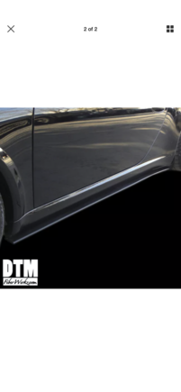 Carbon fiber side lip