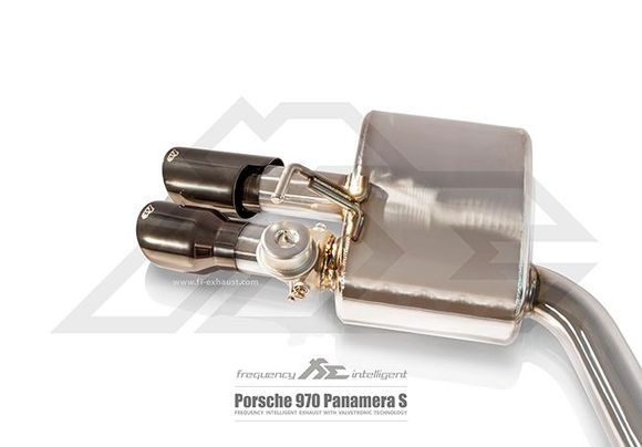 Fi Exhaust for Porsche 970 Panamera S – Valvetronic Muffler.