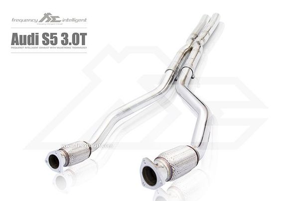 Fi Exhaust for Audi S5 3.0T - Front Pipe