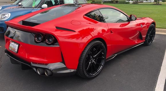 Cool spec on this Ferrari 812 Superfast registered from Maryland. Thanks to Brendan Pinto.
