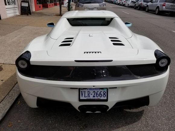 Gorgeous Ferrari 458 Italia Spider spotted in Virginia.