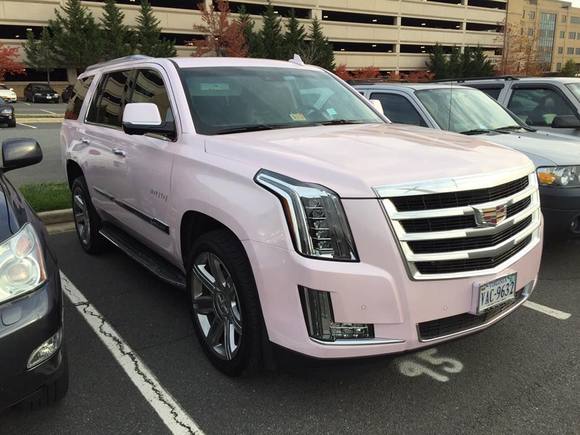 Andy Pullar spotted this rare Cadillac Escalade Mary Kay Edition in Northern Virginia.