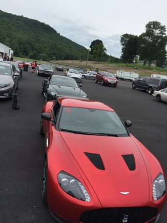 Yup, a V12 Zagato. Eddie the owner drove it with no regard... Kicked my ass!