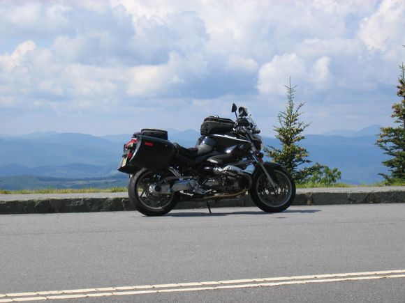 R1200R along the Blue Ridge Parkway