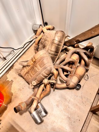Oem exhaust headers and pse