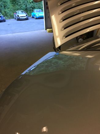 Slight distortion in sheet metal...see Tree image.