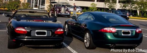 Two Jaguar XKs - mine, and Bob A's.