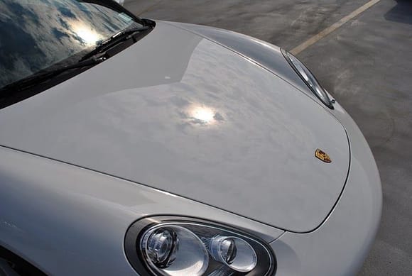 Porsche Cayman S Full Front Clip Wrap Xpel Premium Paint Protection Film.  Complete Detail and Paint Correction.