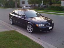 2003 3.0, 6 Speed, Sport Package, Euro Front, RS6 Wheels, Eibach suspension.