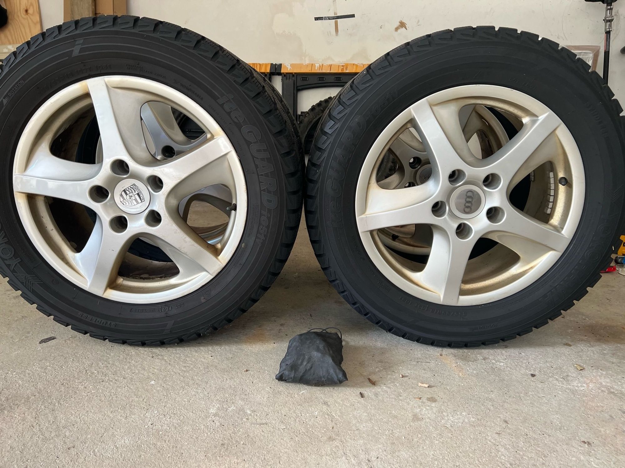 Wheels and Tires/Axles - 2015 Audi Q7 18” Wheels & Winter Tires Combo - Used - 2015 to 2022 Audi Q7 - Shrewsbury, MA 01545, United States