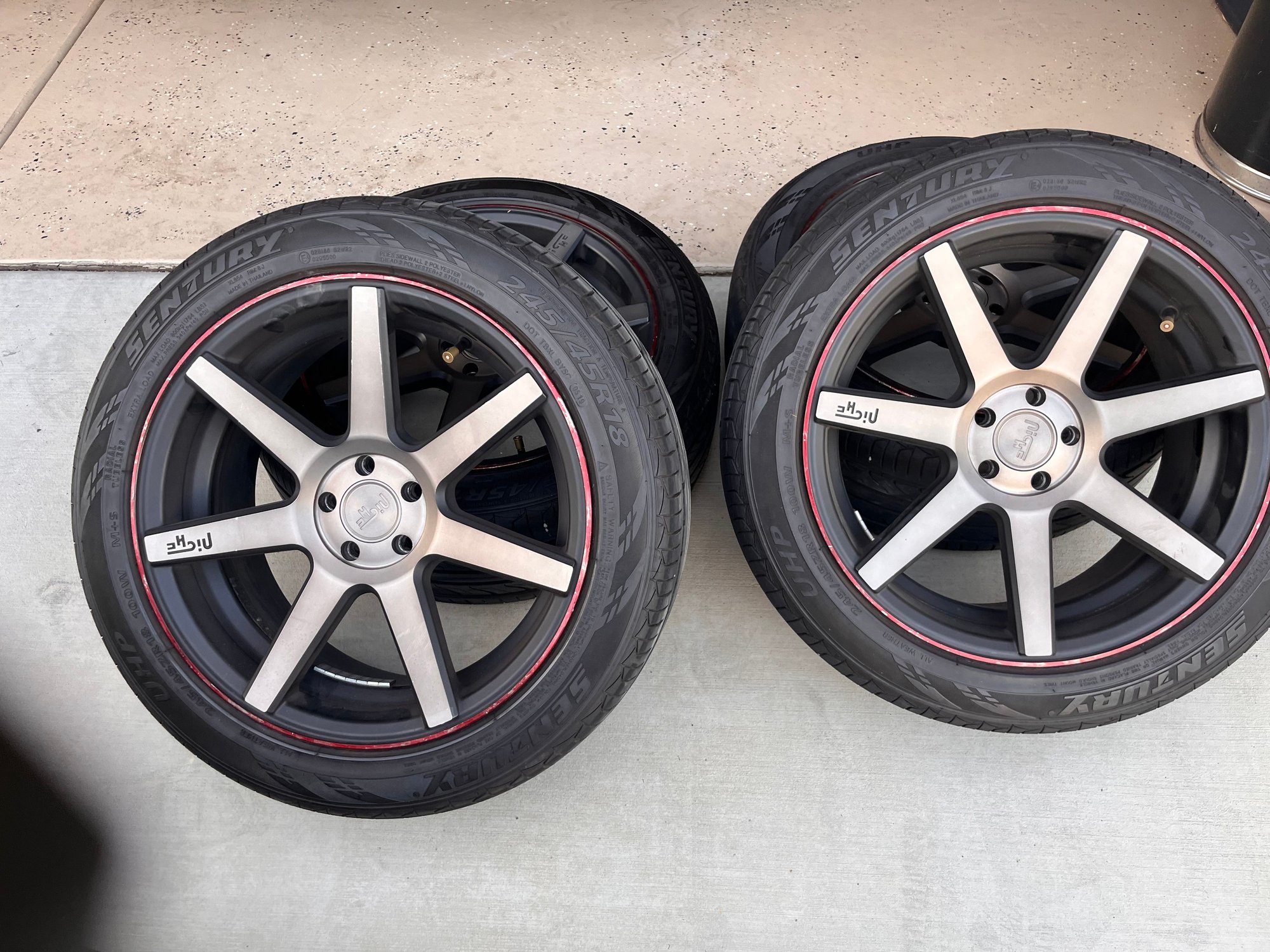 Wheels and Tires/Axles - Niche 18" wheels with 245\45-18 tires - Used - 1998 to 2006 Audi TT Quattro - Murrieta, CA 92563, United States