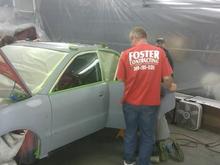 prepping for paint