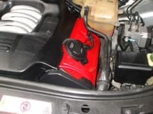 Red valve covers with new VC gaskets
