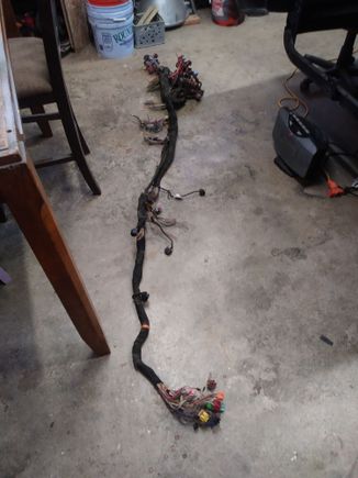 2001 Audi B5 under dash harness.