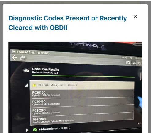 Diagnostic codes 