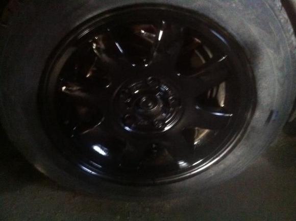 blacked out 2000-01 b5 a4 rims
