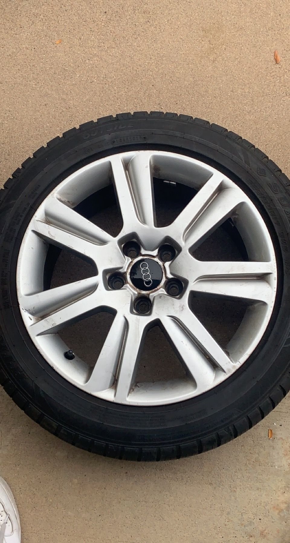Wheels and Tires/Axles - 2009 audi a4 17 inch wheels and New tires - Used - 2009 Audi A4 - Littleton, CO 80120, United States