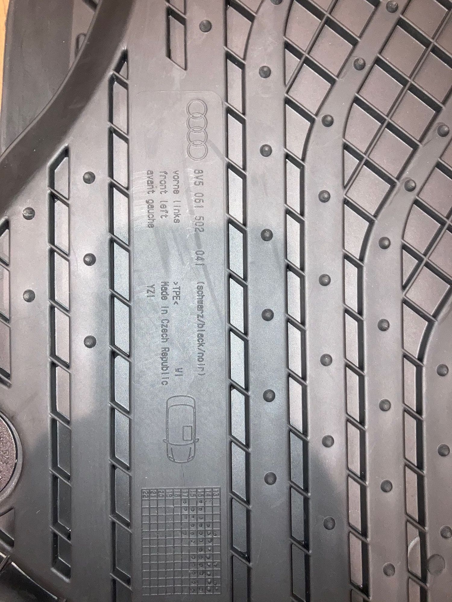 Audi A3 All Weather Mats Full Set (free shipping) AudiWorld Forums