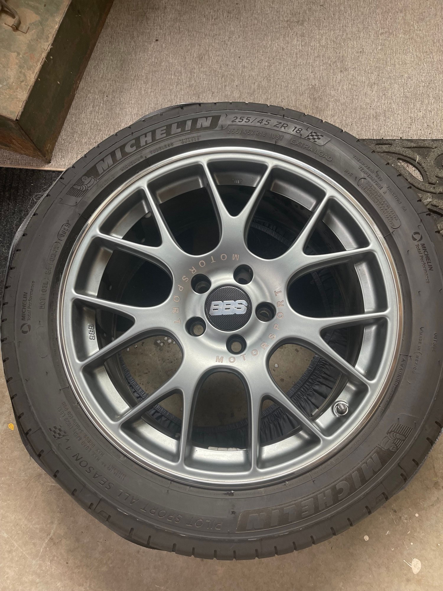 Wheels and Tires/Axles - 18x8.5 BBS CH-R w/Michelin Pilot Sport A/S 4’s - Used - Portland, OR 97035, United States