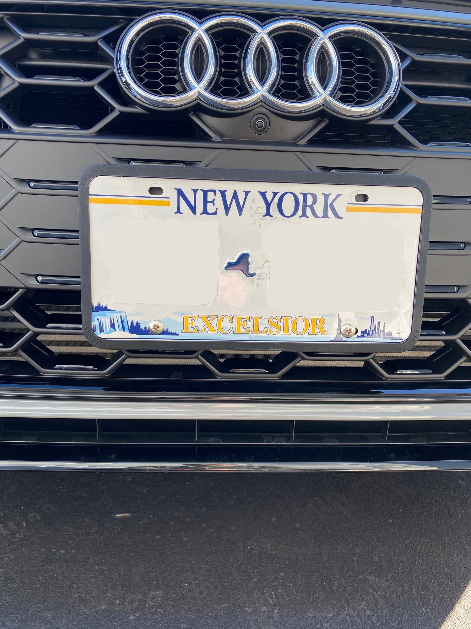 2021 A5 Front License Plate Holder is elusive - AudiWorld Forums