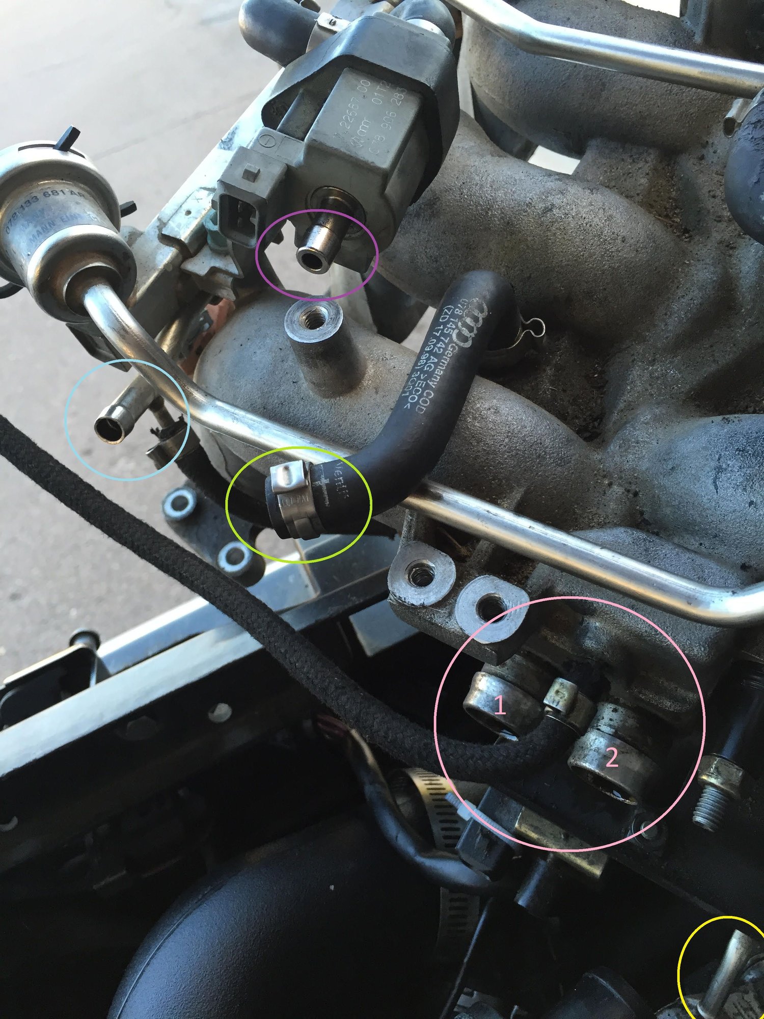 PCV and Vacuum line connections AudiWorld Forums